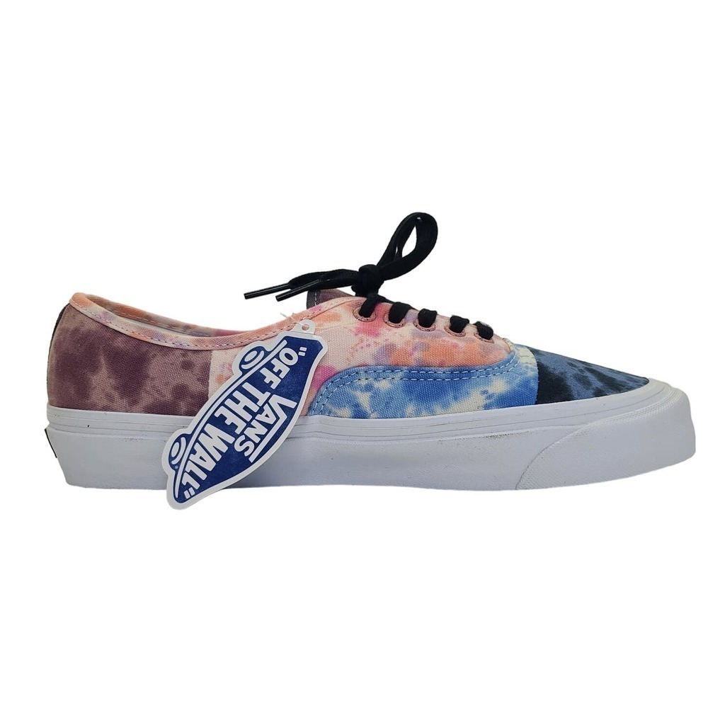 VANS Authentic 44 D Skate Shoe Mixed Dye Canvas Low top Sneakers Men's 10.5